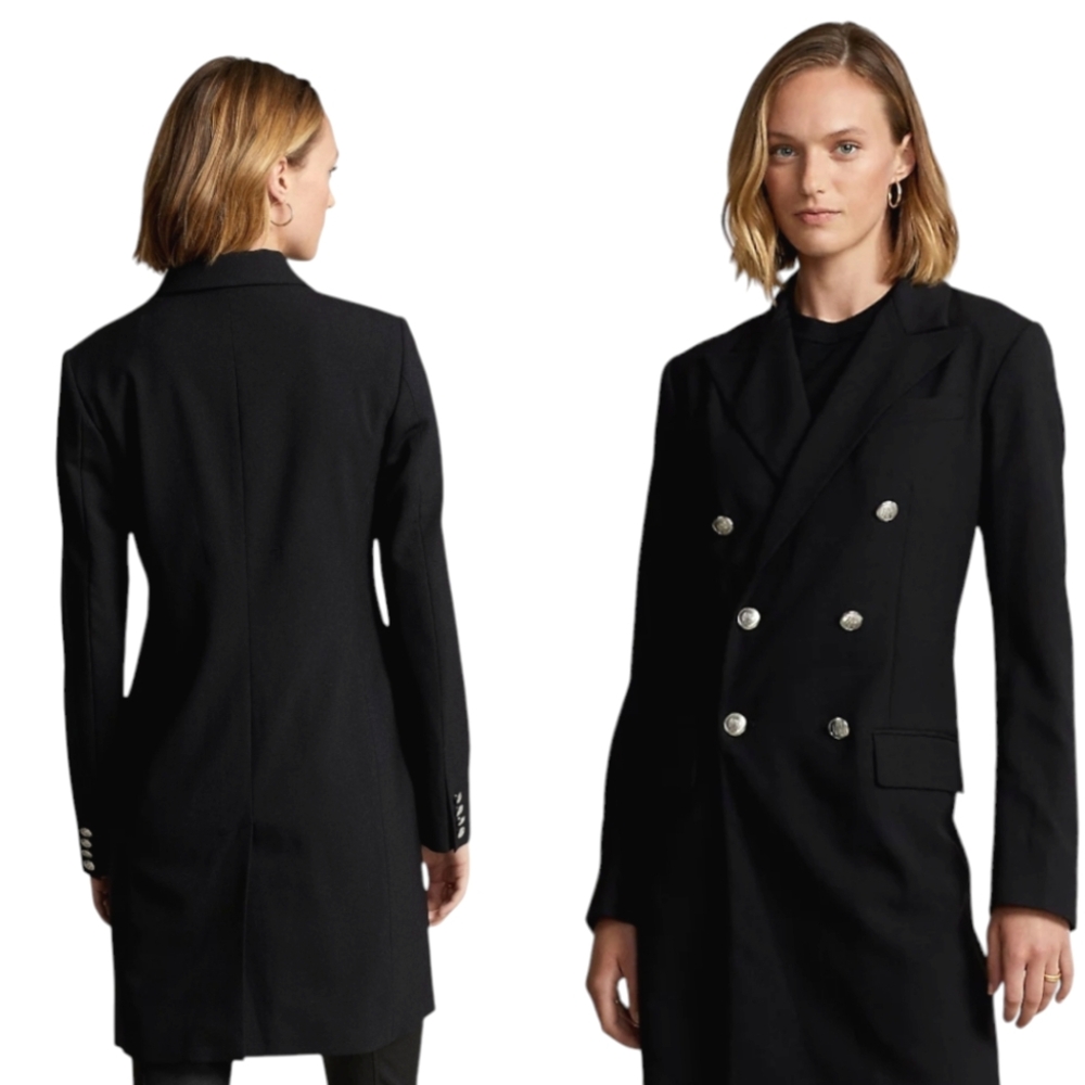 POLO Ralph Lauren double breast wool Tux coat. NWT